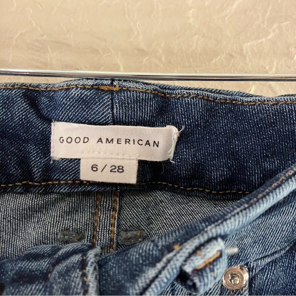 Good American Good Legs High Waisted Skinny Jeans in Blue 518 - Picture 9 of 10